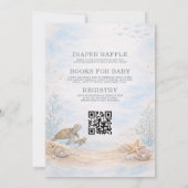 All in One Ahoy It's a Boy Baby Shower Kaart (Achterkant)