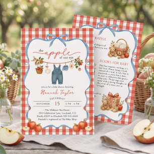 All in One Appel van Ons Oog Jongens Baby Shower Kaart