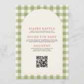 All in One Appel van Onze Ogen Herfst Baby Shower Kaart (Achterkant)