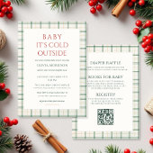All in One Baby It's Cold Outside Baby Shower Kaart