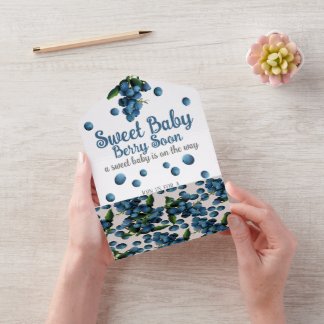 All in One Baby Shower Invite Uitnodiging