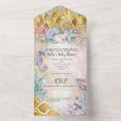 ALL IN ONE BABY SHOWER Uitnodiging Design (Binnen)