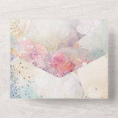 ALL IN ONE BABY SHOWER Uitnodiging Design (Achterkant)