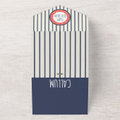 All in One Baseball Verjaardagsuitnodiging Uitnodiging (Buitenkant)