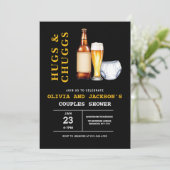 All in One Beers Luiers Koppels Baby shower Kaart (Staand voorkant)