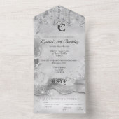 ALL IN ONE Bling Uitnodiging Design (Binnen)