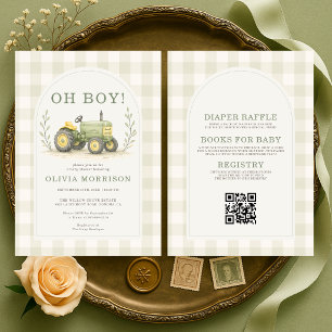 All in One Boer Trekkers Baby Shower Kaart