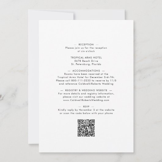 All in One Burgundy Amaryllis Gouden Bloemstuk Bru Kaart (Achterkant)