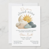 All-in-One Cloud Nine Baby Shower Uitnodiging (Voorkant)