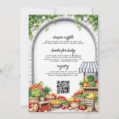 All in One Farmers Market Lokaal geteeld Baby show Kaart (Achterkant)