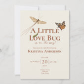 All in One Gender Neutral Love Bug Baby shower Kaart (Voorkant)