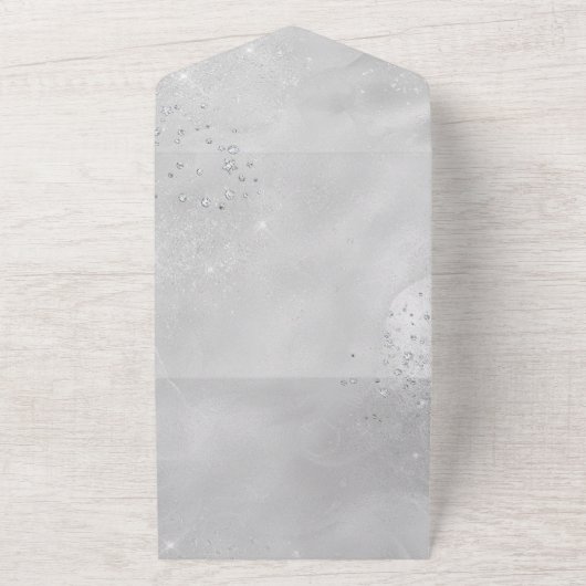 ALL IN ONE Glam Uitnodiging Ontwerp (Buitenkant)