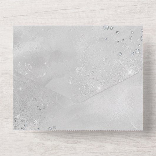 ALL IN ONE Glam Uitnodiging Ontwerp (Achterkant)