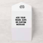 All-in-One Huwelijksuitnodigingen - Custom Online All In One Uitnodiging (Buitenkant)