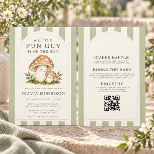 All in One Kleine Fun Guy Jongen Baby Borrel Kaart