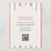 All in One Little Firecracker Baby Shower Kaart (Achterkant)
