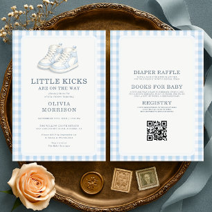 All in One Little Kicks Blauwe Baby Schoenen Baby  Kaart