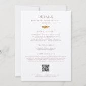 All in One Little Love Bug Baby Shower Invitation Kaart (Achterkant)