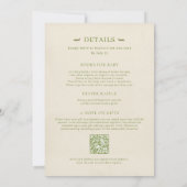 All in One Little Love Bug Baby shower Uitnodiging (Achterkant)