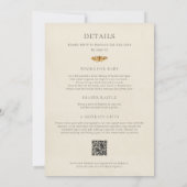 All in One Little Love Bug Baby shower Uitnodiging (Achterkant)