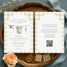 All in One Little Visser Gingham Baby Shower