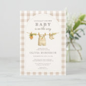 All in One Lokale Baby Shower Kaart (Staand voorkant)