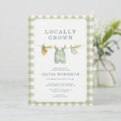 All in One Lokale Baby Shower Kaart (Staand voorkant)