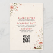 All in One Love Bug Ladybug Baby Shower Kaart (Achterkant)