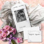 All-in-One Minimalistische Uitnodiging met RSVP QR