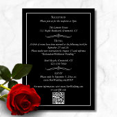 All in One Mr. Mrs. Black en White Wedding Kaart