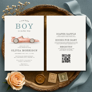 All in One Race Auto Baby Borrel Kaart
