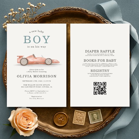 All in One Race Auto Baby Borrel Kaart