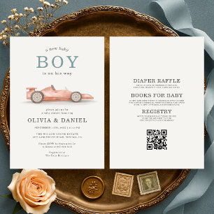 All-in-One Race Auto Koppel Baby Borrel Kaart