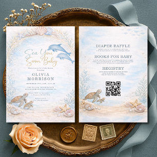 All in One Sea You Soon Baby Shower Kaart
