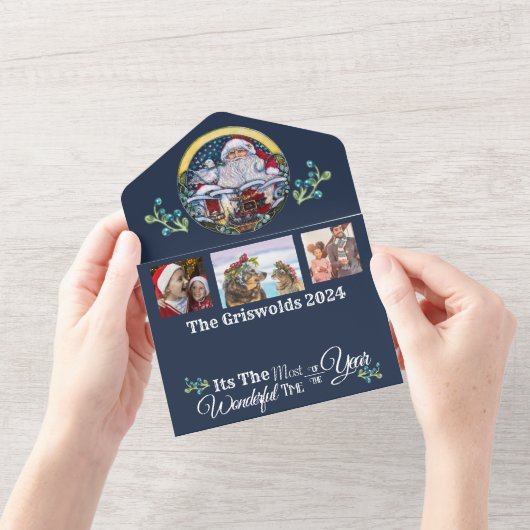 All in One Submarine thema Vakantie Kaart (Opening)