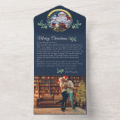 All in One Submarine thema Vakantie Kaart (Binnen)