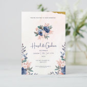 All In One Trouw Uitnodiging (Staand voorkant)