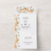 All-in-One Trouw Uitnodiging | Rustic Herfst (Binnen)