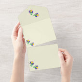 All in One Trouw UitnodigingTulpen All In One Uitnodiging (Afscheurbaar)