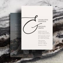 All In One Trouwfoto Elegante Ampersand Ivoor