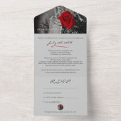 All-in-One Trouwuitnodiging All In One Uitnodiging (Binnen)