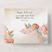 All-in-one trouwuitnodiging all in one uitnodiging (Achterkant)