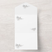 All-in-One Trouwuitnodiging: Duiven All In One Uitnodiging (Binnen)