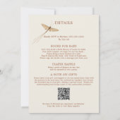 All in One Tweeling Liefdeskevers Baby Shower Kaart (Achterkant)