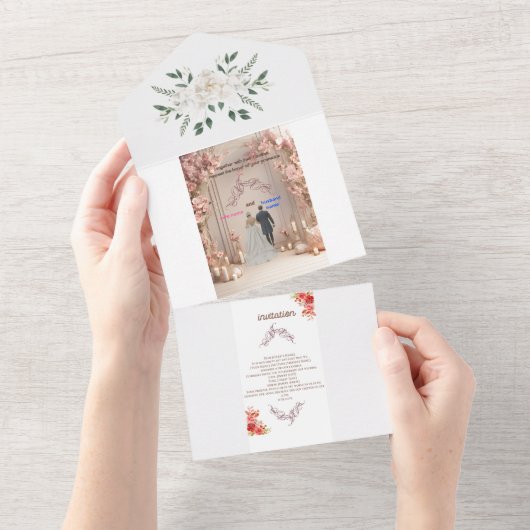 . ALL IN ONE UITNODIGING (Afscheurbaar)