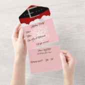 All-in-One Vakantie Uitnodiging & RSVP (Afscheurbaar)