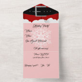 All-in-One Vakantie Uitnodiging & RSVP (Binnen)