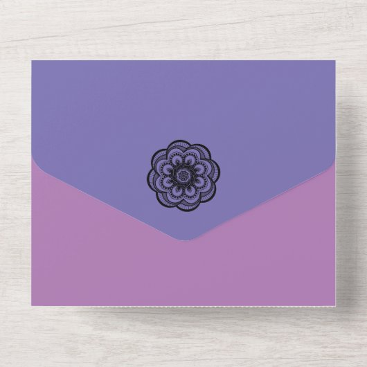 All in One Verjaardag Uitnodigen All In One Uitnodiging (Achterkant)