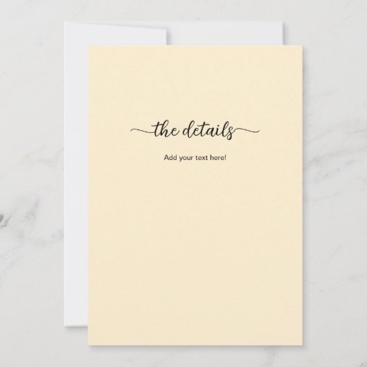 All in One We decided on Forever Beach Palm Trees Kaart (Achterkant)