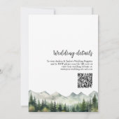 All in One We decided on Forever QR Code Wedding Kaart (Achterkant)